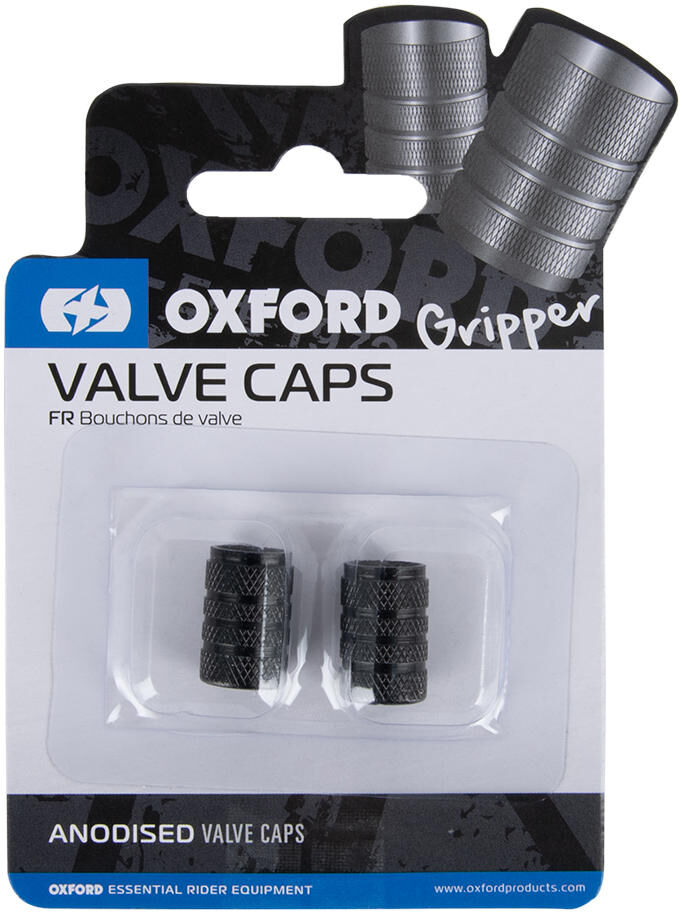 Oxford valve caps valve ccps black ox765