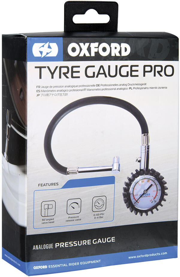 Oxford bandenvul- en meetapparaat pro tire gauge ox750