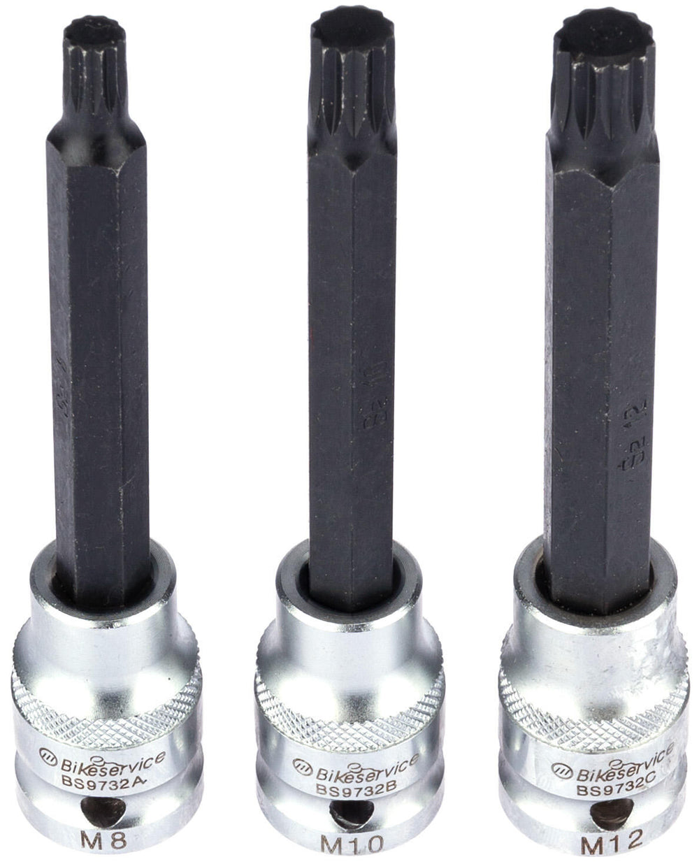 Bikeservice schroefbit stukschlein stossdaemp bst spline 1 2 3pcs