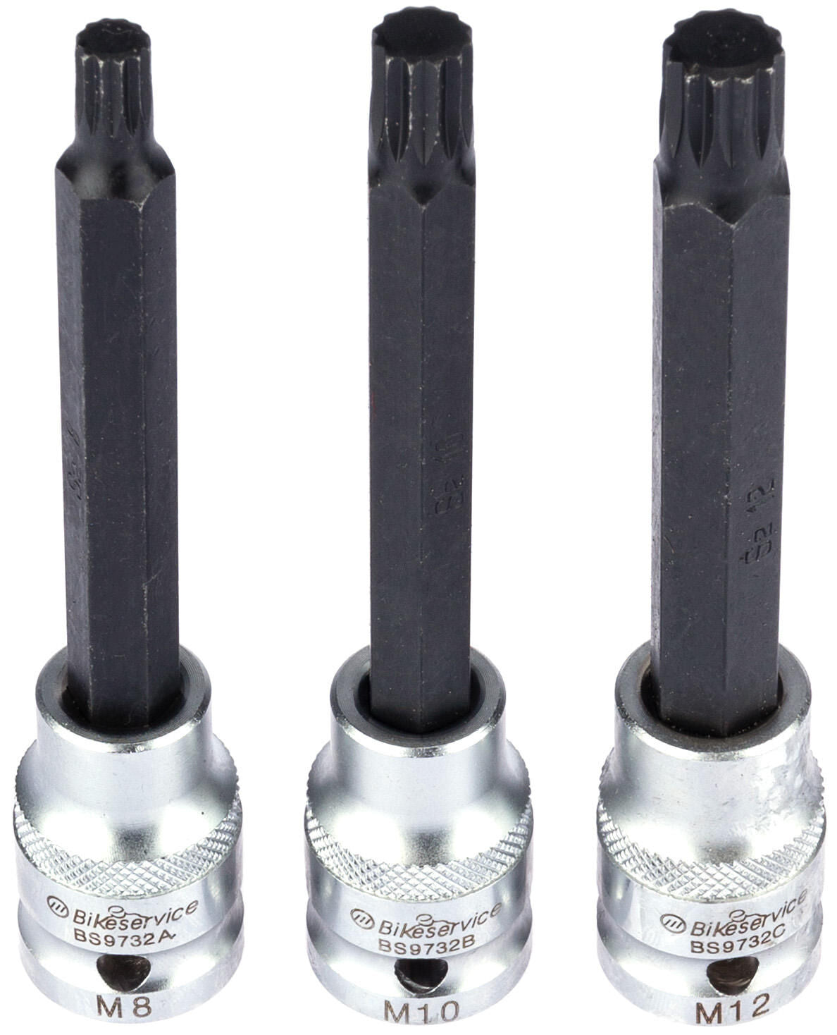 Bikeservice schroefbit stukschlein stossdaemp bst spline 1 2 3pcs