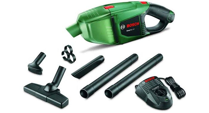 Bosch groen easyvac 12 set 12v li-ion accu handstofzuiger set (1x 2,5ah accu) - 06033d0001