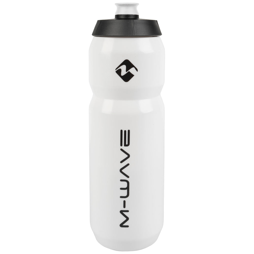 M-wave water bottle 750ml with indicator white