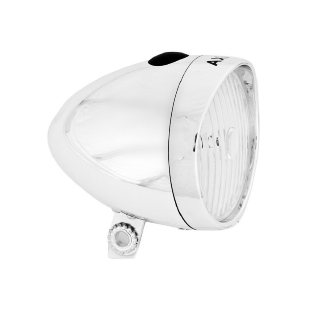 Axa Classic LED Faro plateado incl. Baterías (envasado del taller)