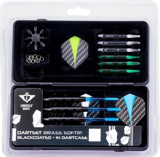 Engelhart longfield soft darts with case and spare parts