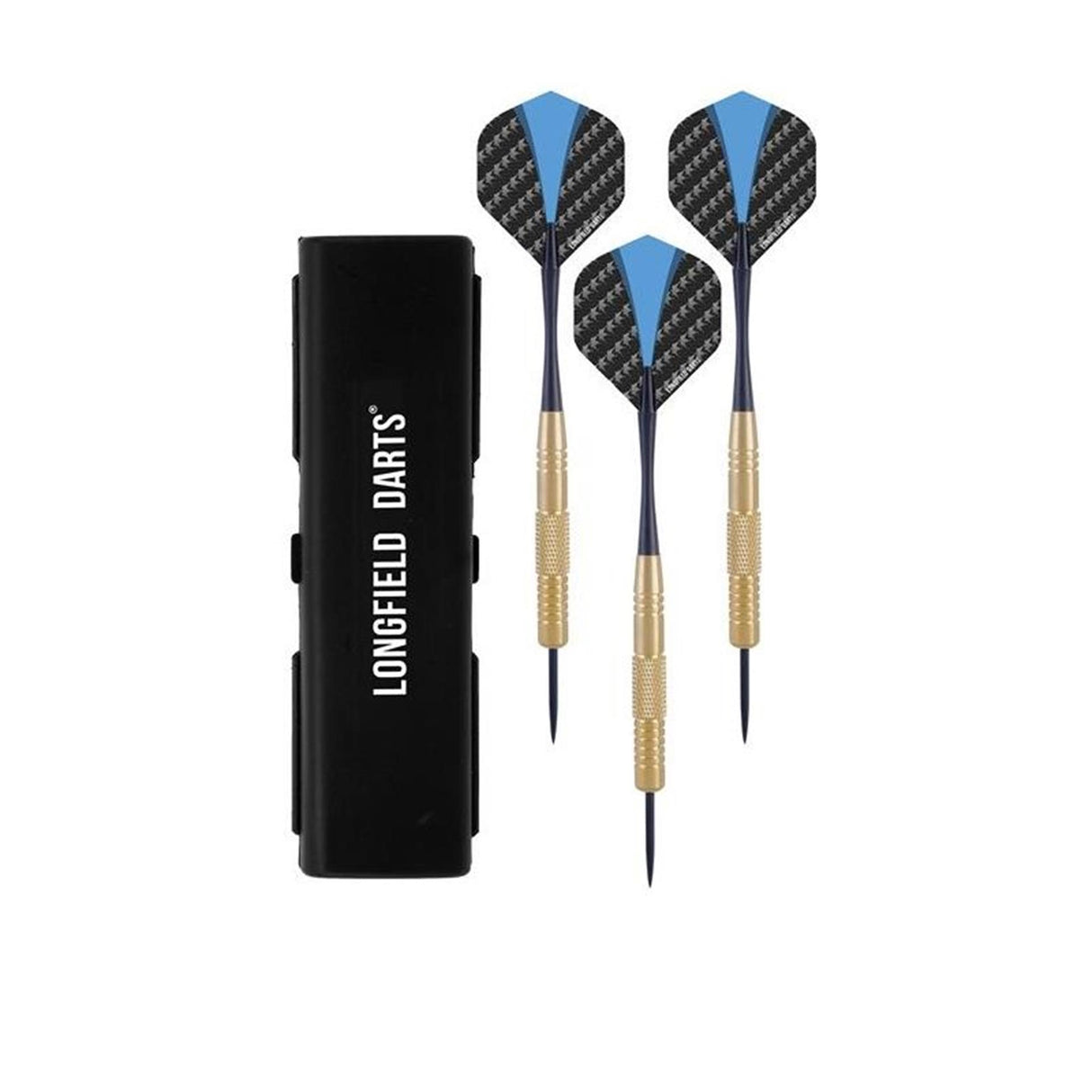 Longfield games Steeltip Dart Arrow Set 22 grammaa kultaa sininen 3 osaa