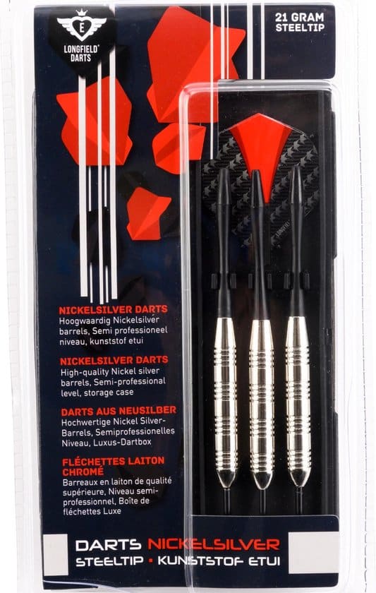 Engelhart Longfield Dart Nickel Sëlwer 21 Gramm