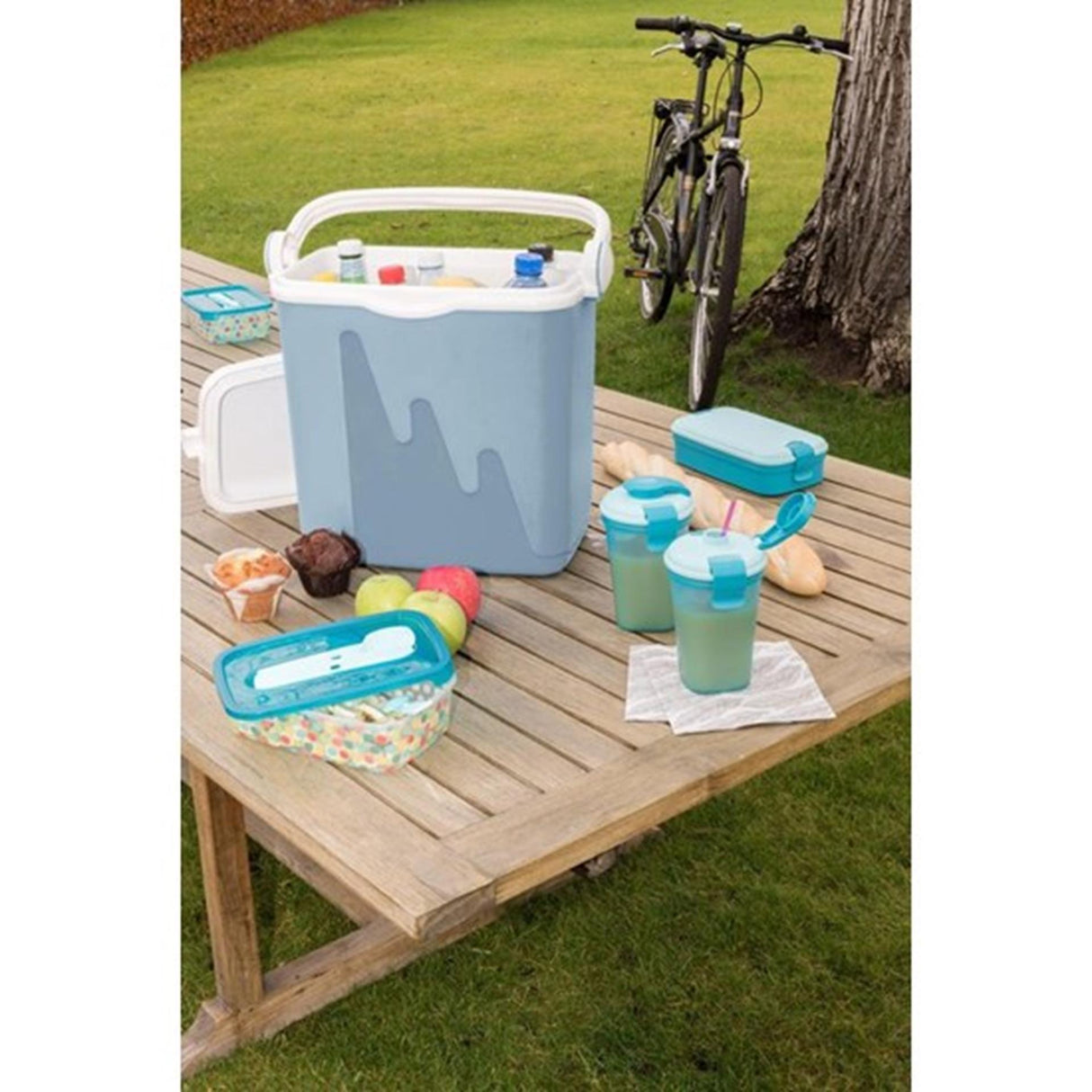 Glacière Curver 20 l bleu clair