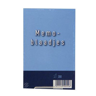 Memo pad 90x140mm