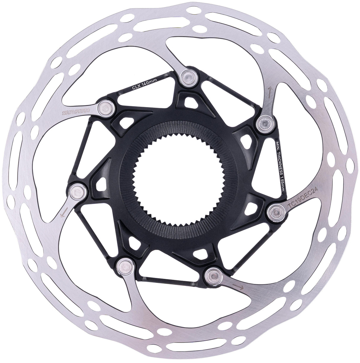 Sram brake disc centerline x rotor centerline x 140mm with lockring