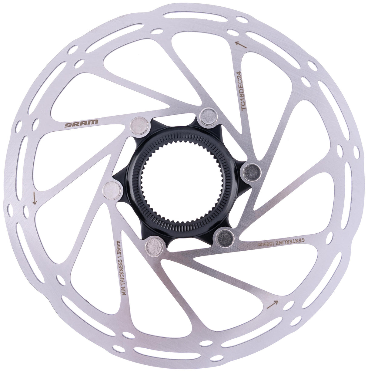 Sram brake disc centerline rotor centerline 160mm with lockring
