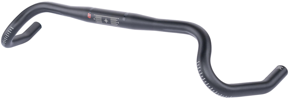 Elvedes ergotec handlebar gravel 480 620mm 31.8 21° alu black