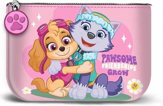 Jim Jam Paw Patrol Pink Zipper Wallet