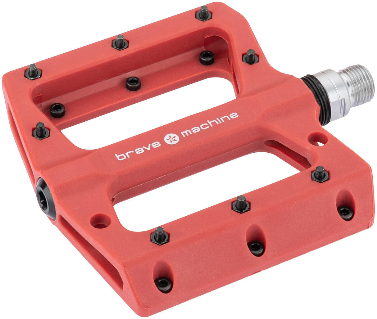 Brave platform pedal dirt 2 platf.pedal dirt2 red