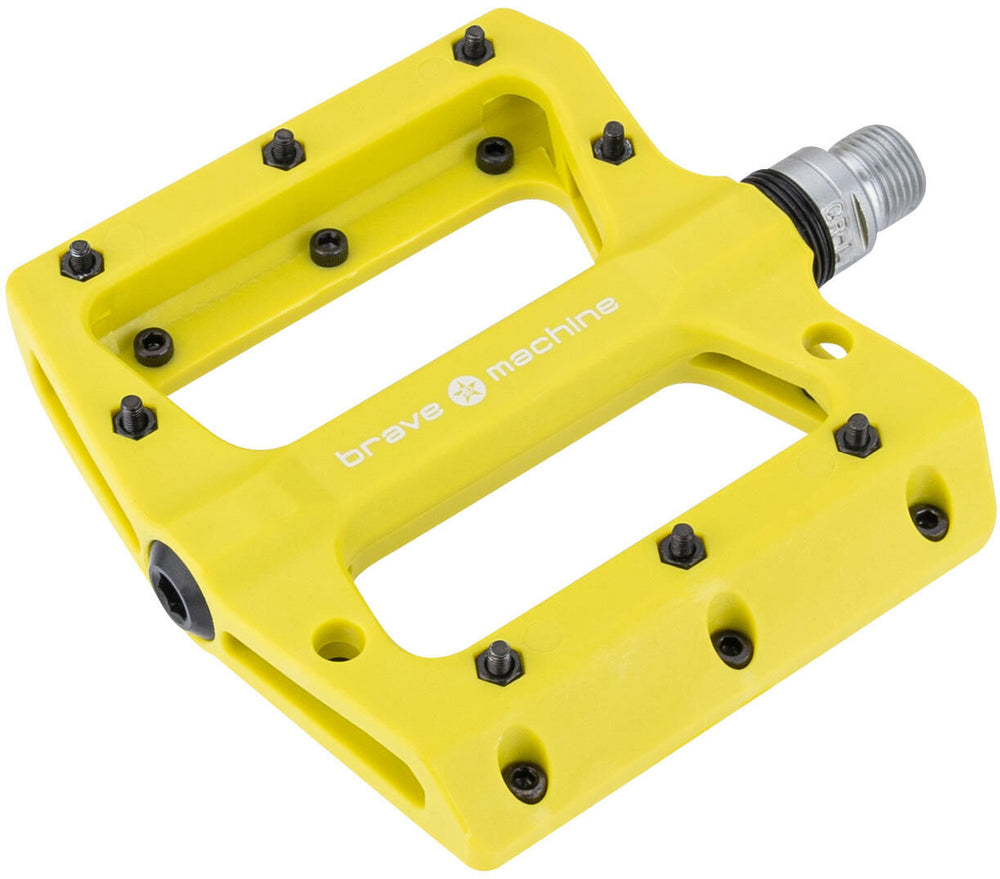 Brave platform pedal dirt 2 platf.pedal dirt2 limegreen