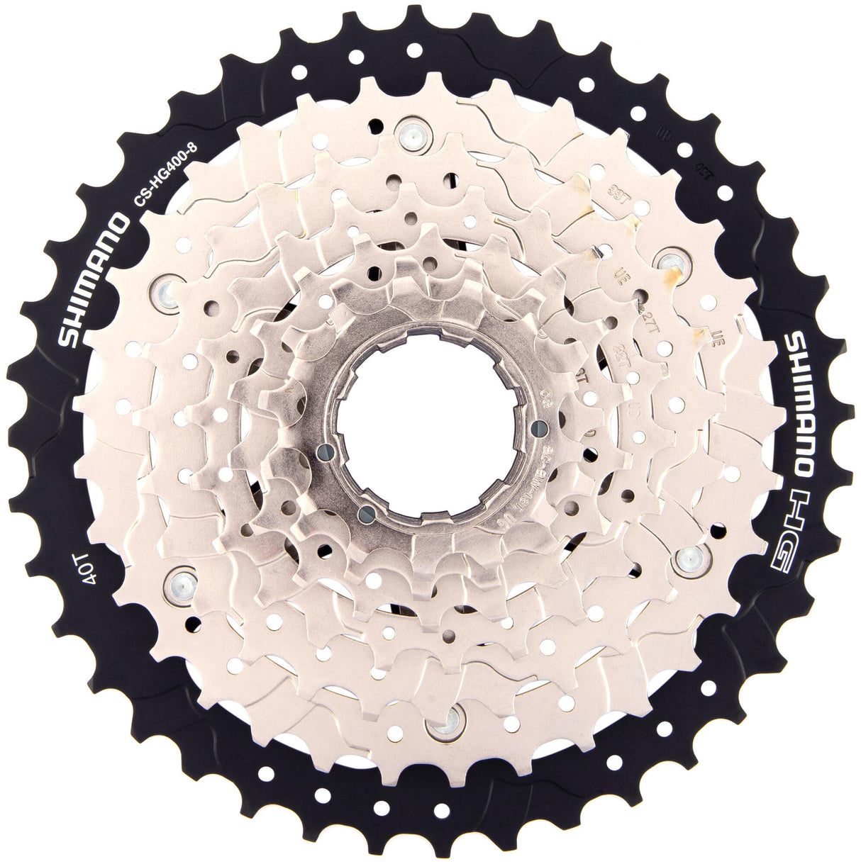 Shimano hg cassette cs-hg 400 cas. sprocket shim. cs-hg 400 11-40 teeth