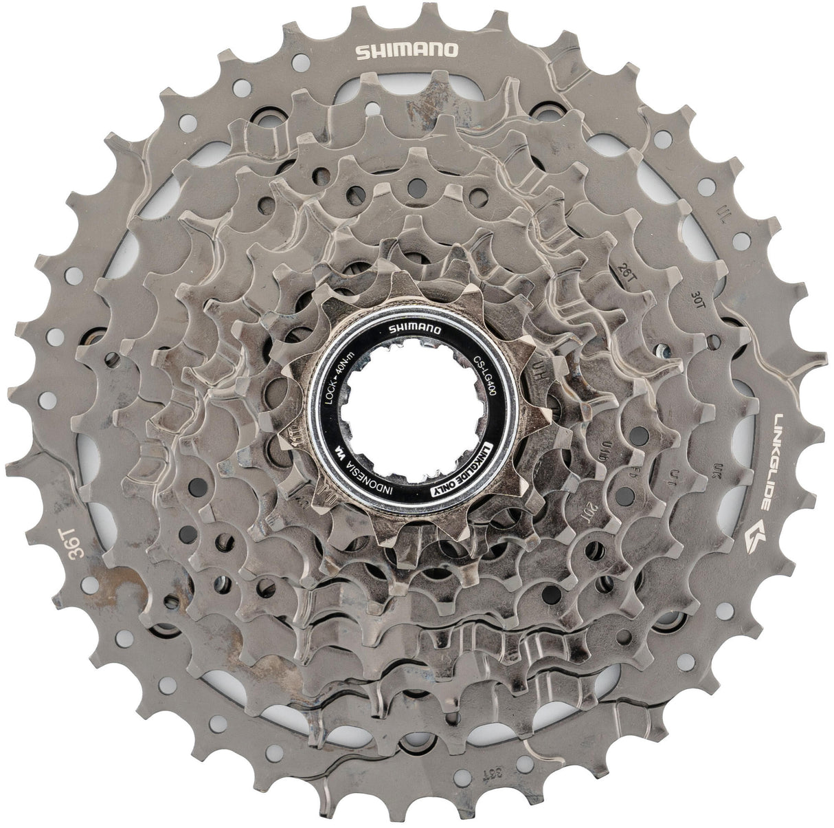 Shimano cassette cs-lg400 cas.sprocket shim.cs-lg 400 11-36t 9sp