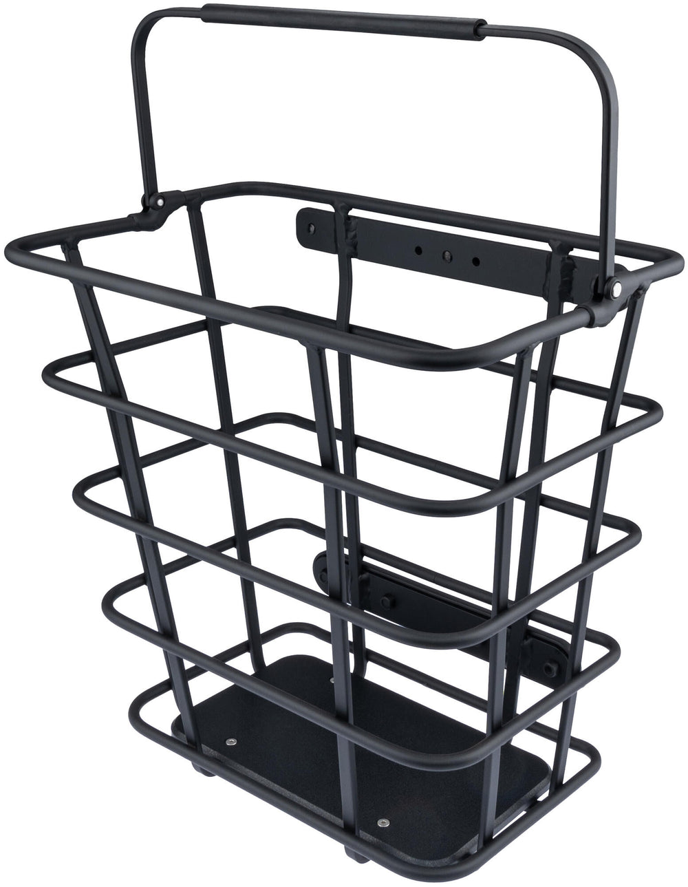 Atranvelo bicycle basket, epic side rear basket epic side black
