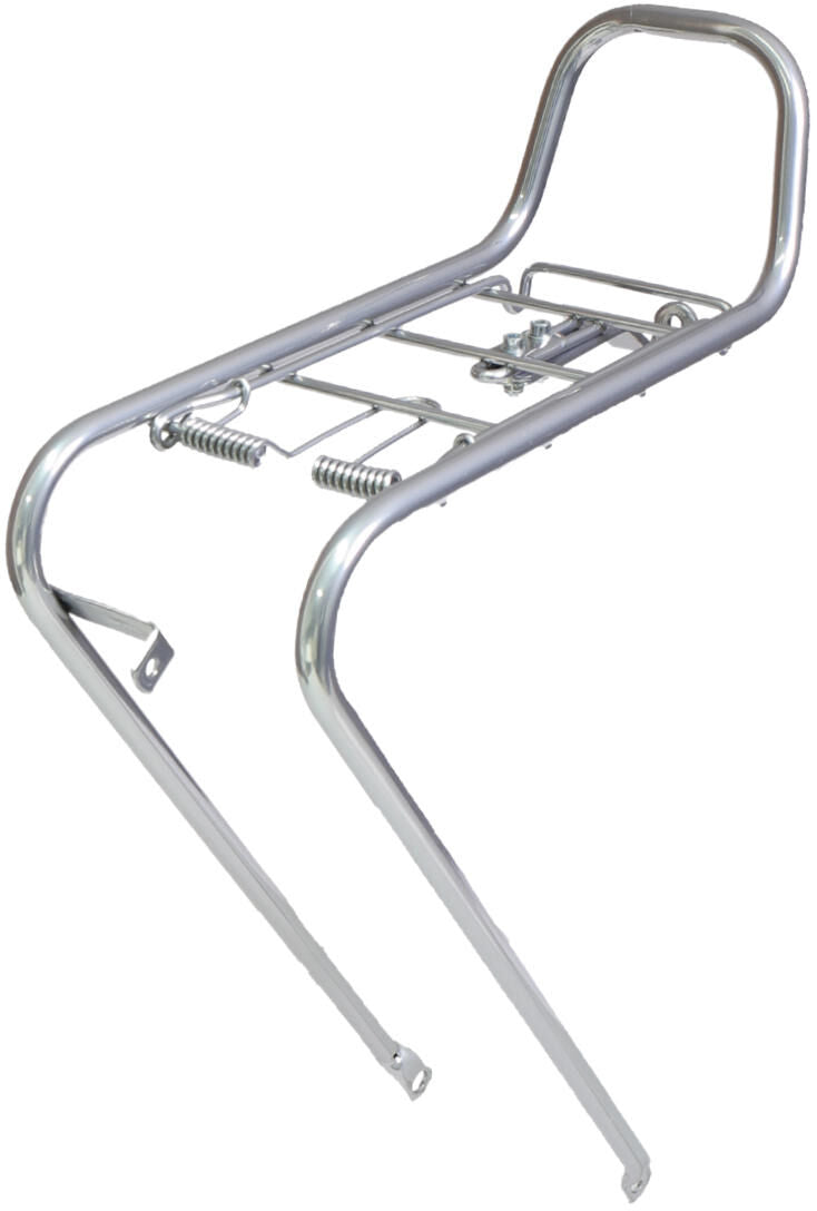 Steco bagagedrager, voorop fw2 fr.carrier fw2 steel, mirror chrome