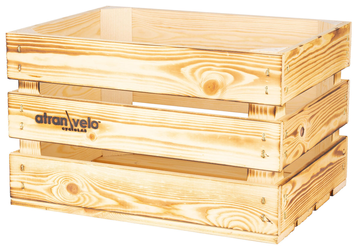 Atranvelo wooden crate woody avs wood box at.velo woody avs