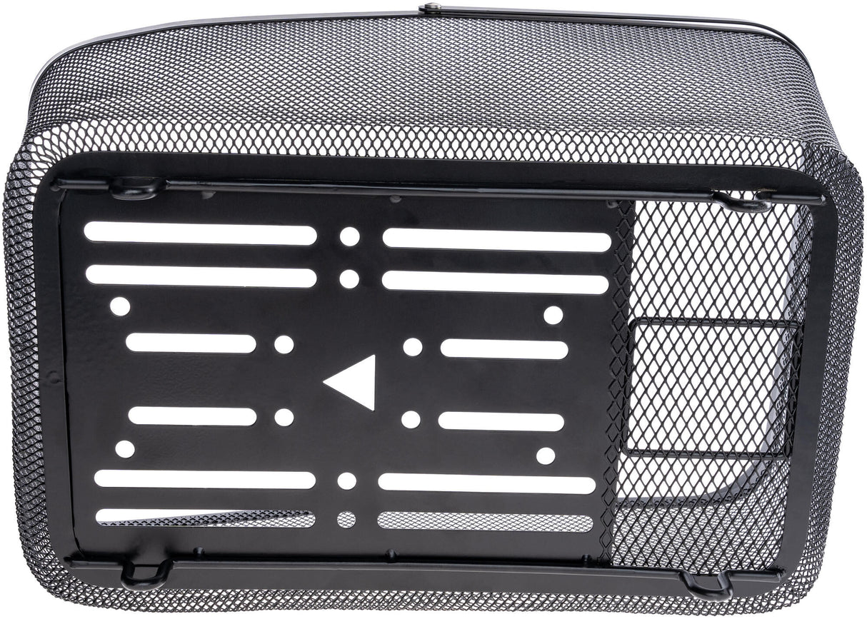 Contec school bag basket, on the back corto multi ct hr baskets corto multi steel 41x21x25 20 cm blac