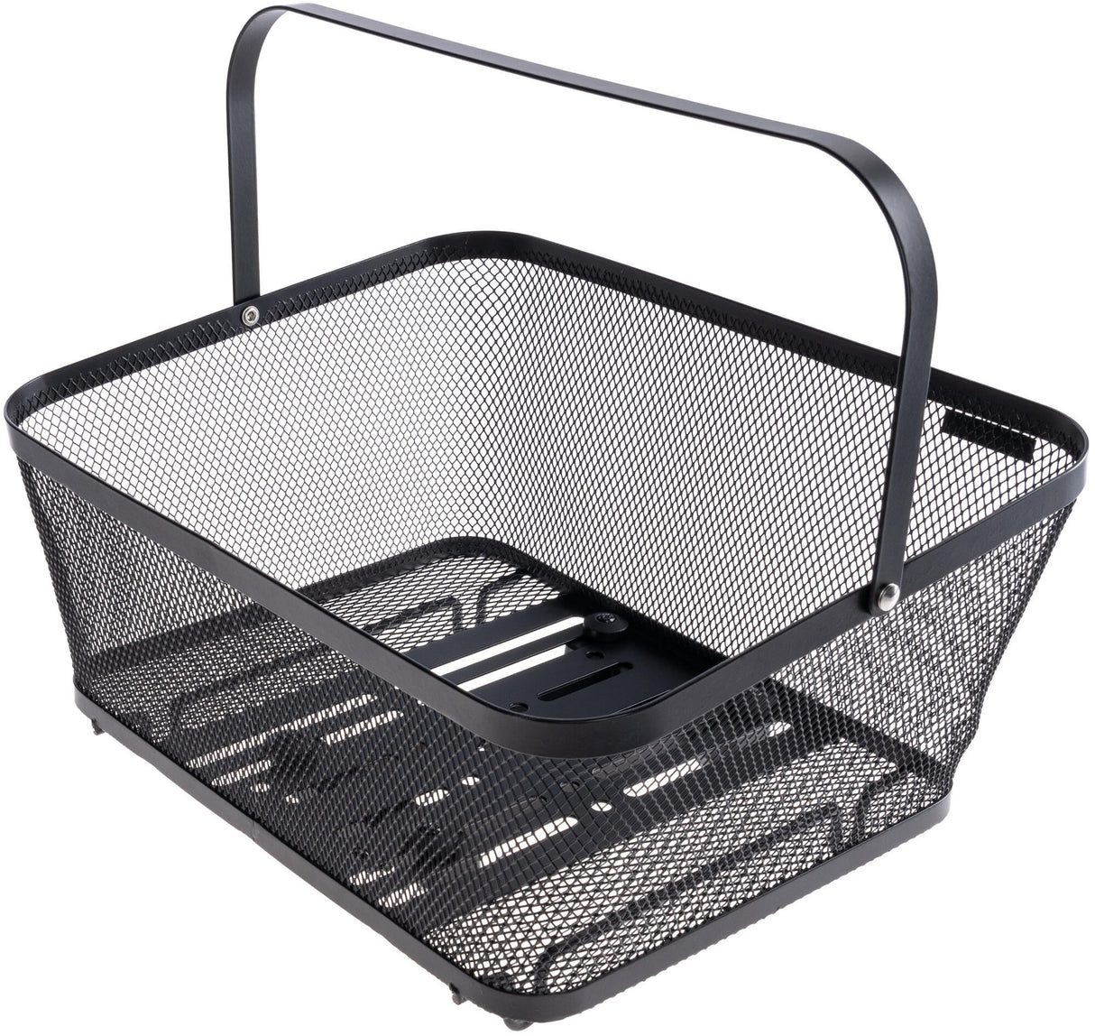 Contec bicycle basket, on the back of vero mik 2.0 ct hr-basket vero mik 2.0 steel 40x30x18 14 cm black