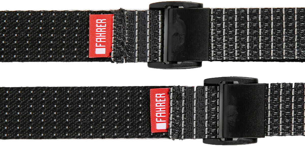 Fahrer cargo mini strap reflection m 35x2cm black (2 pieces)