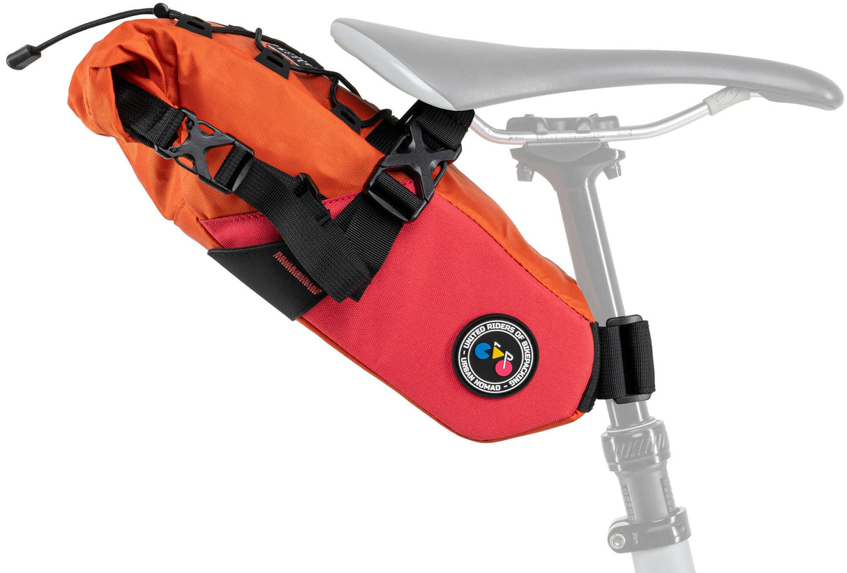 Contec saddle bag urban nomad rail 5.8 ct saddle bag urban nomad rail 5.8 orange
