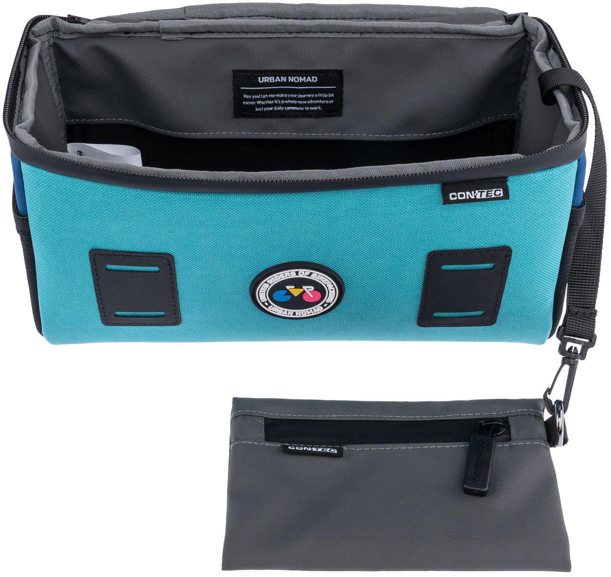 Contec handlebar bag urban nomad front 4.2. ct handlebar bag urban nomad front 4.2 turquoise