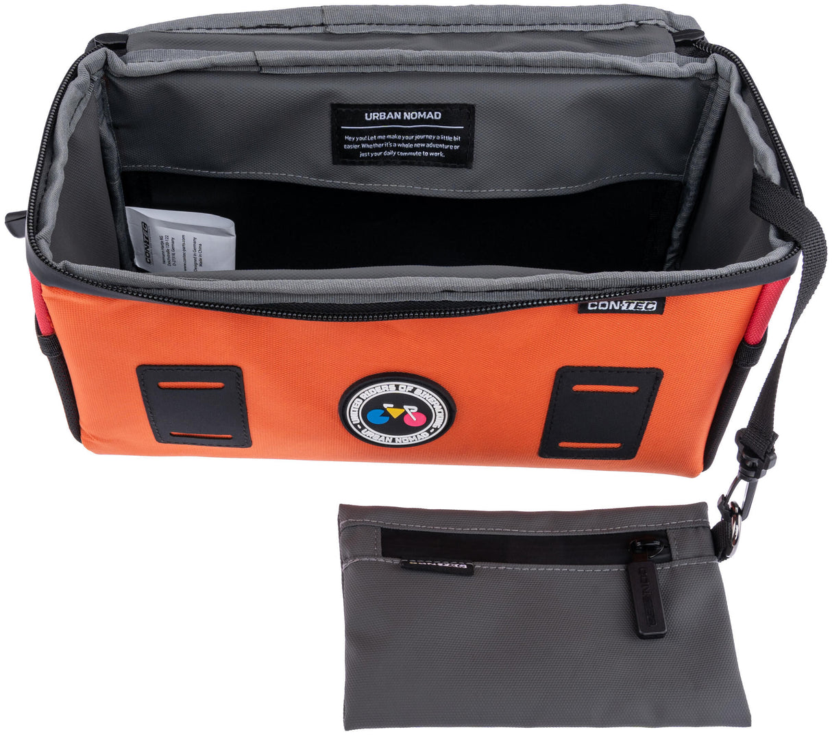 Contec handlebar bag urban nomad front 4.2. ct handlebar bag urban nomad front 4.2 orange