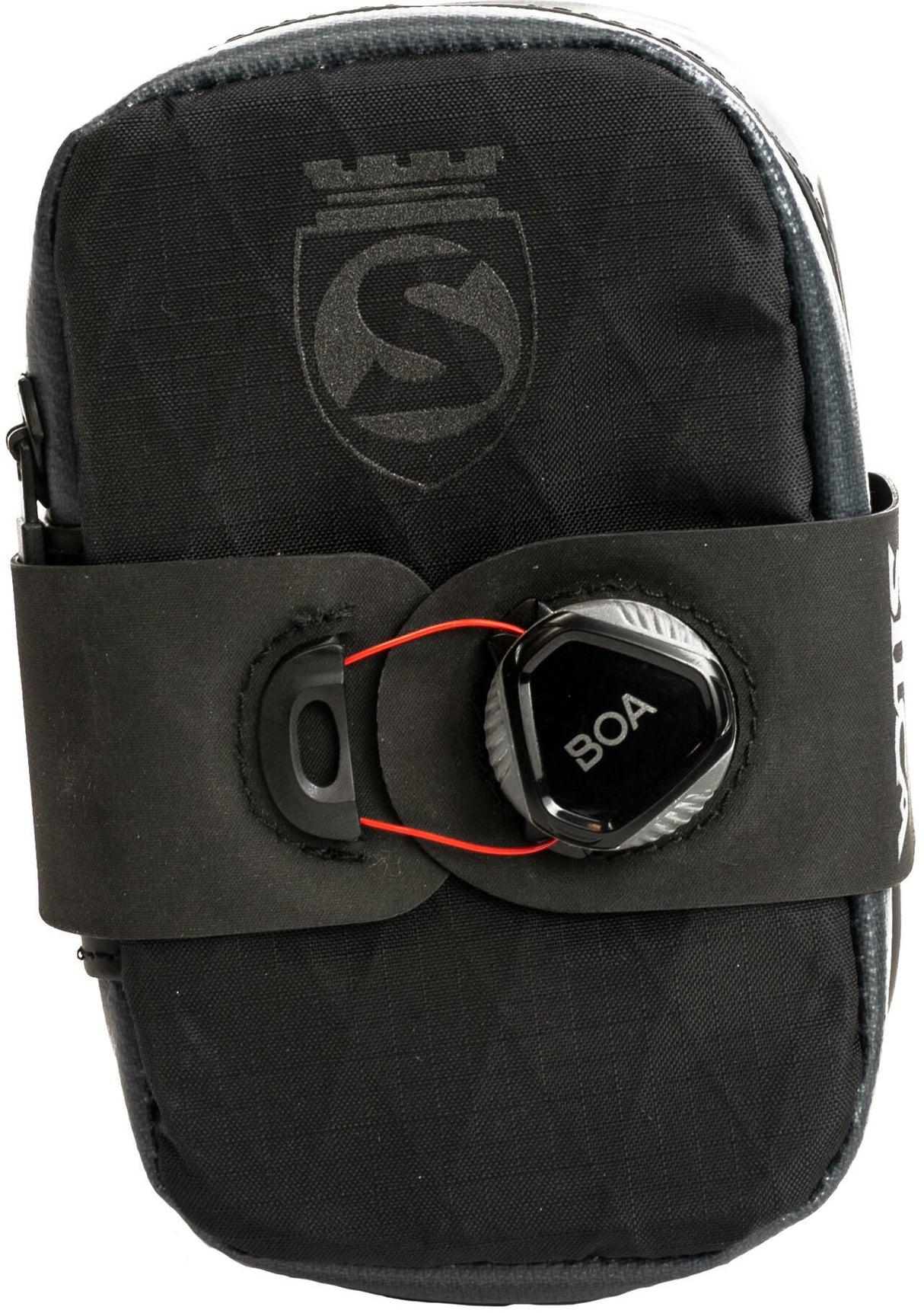 Silca saddle bag matte grande saddle bag matte grande black red