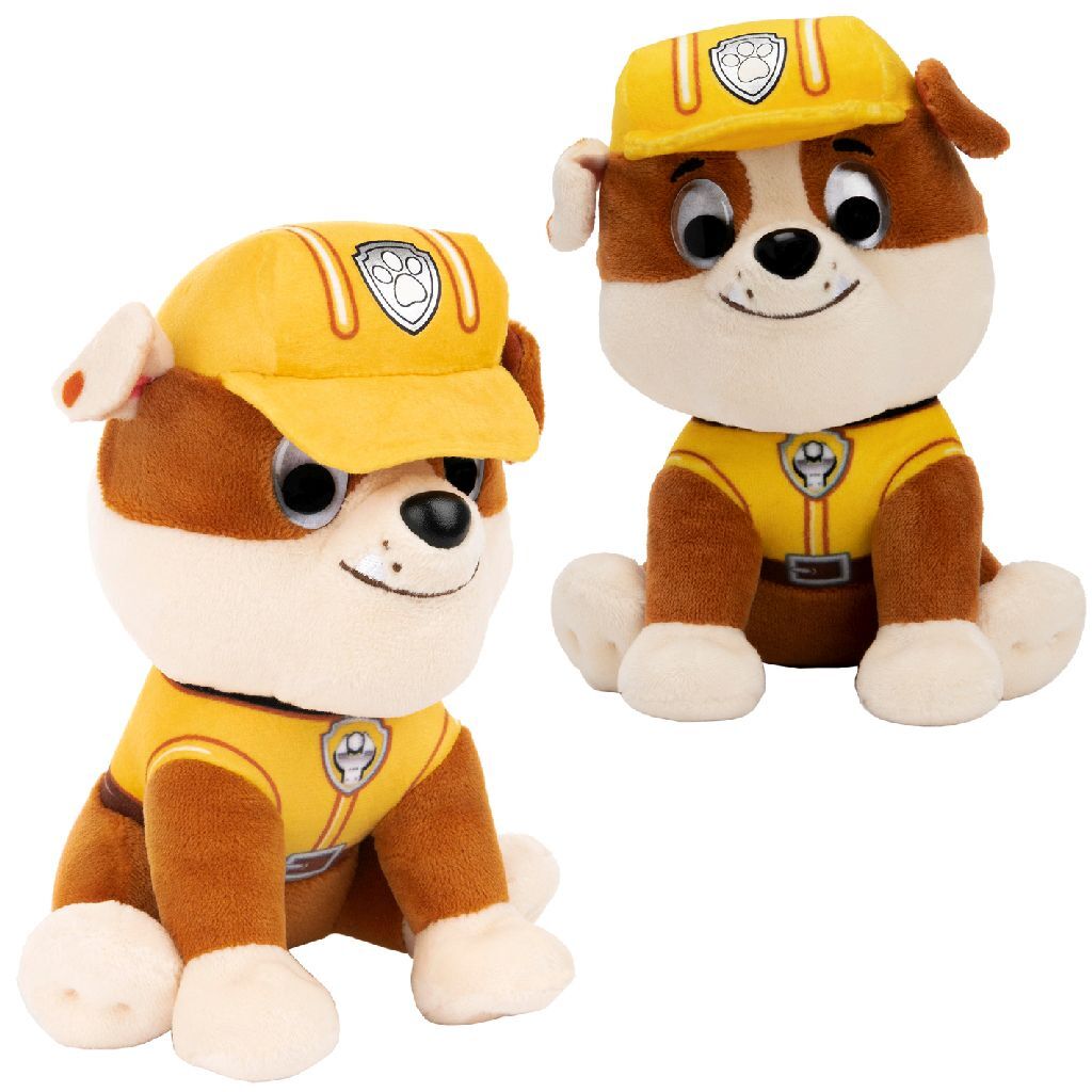 Spinmaster paw patrol cuddly toy rubble 15cm
