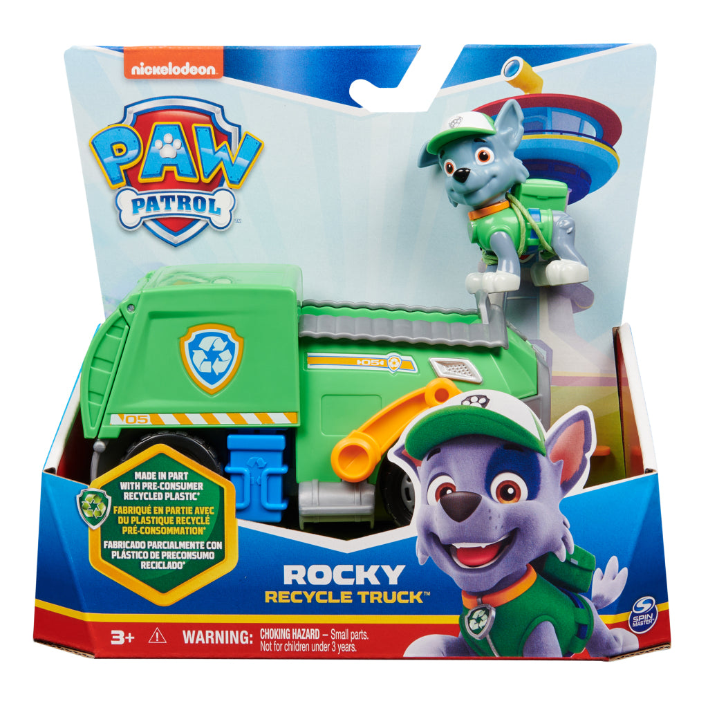 Paw patrol rocky vuilniswagen