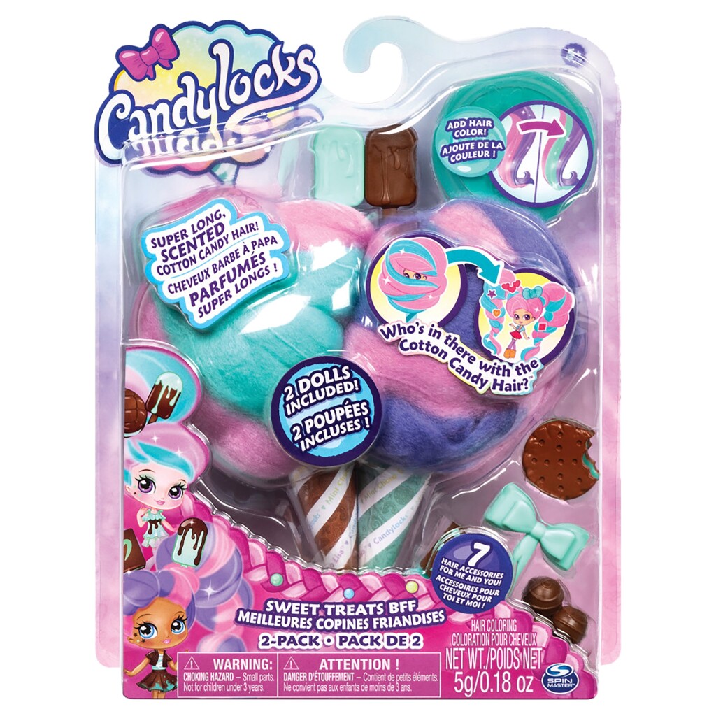 Spin master candylocks sweat treats bff with 2 dolls