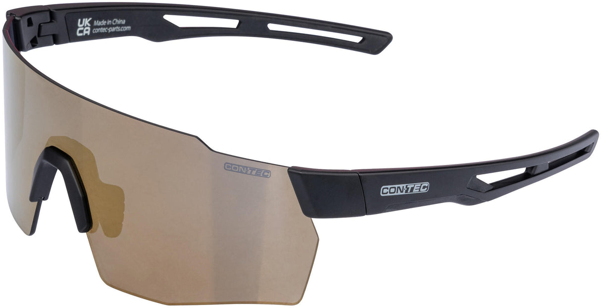 Contec sportbril pulse revo ct glasses pulse matt black gold