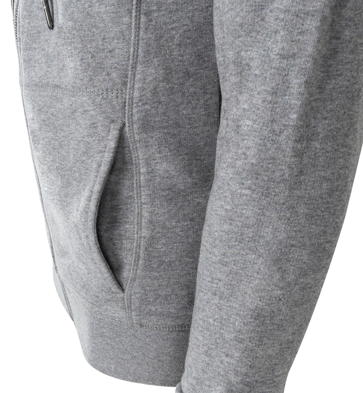 Contec sweat jacket with hood zip bright ct zip hoodie zip bright size, xxl light gray