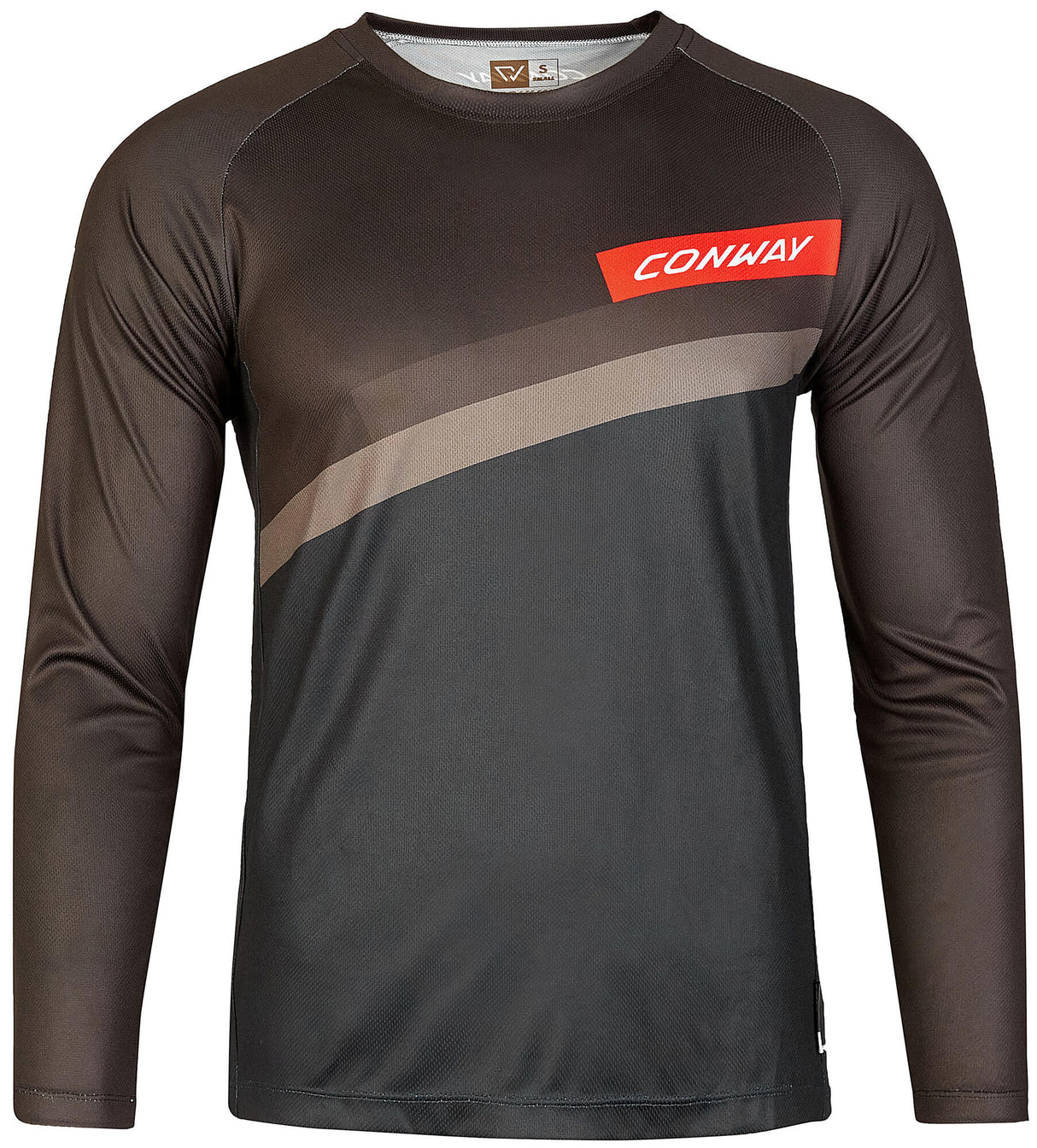 Conway long sleeve shirt ride tee ls jersey ride tee ls xxl black gray
