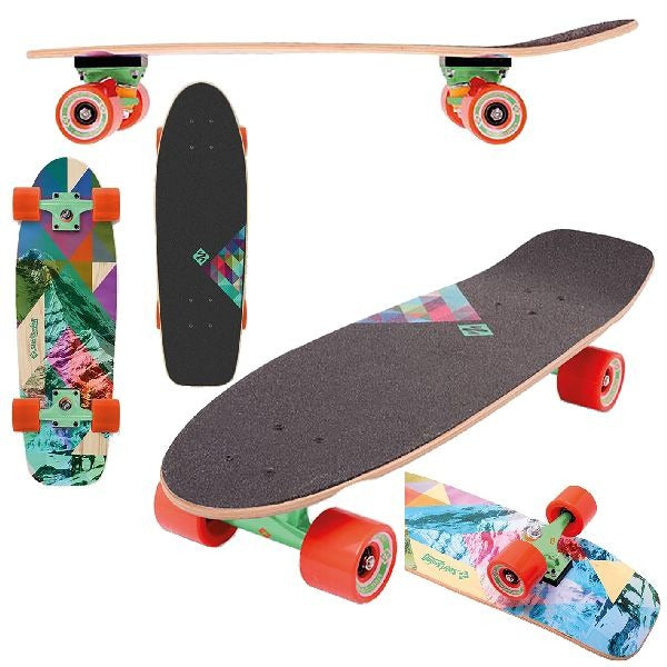 Skateboard da montagna rocciosa da surf da strada
