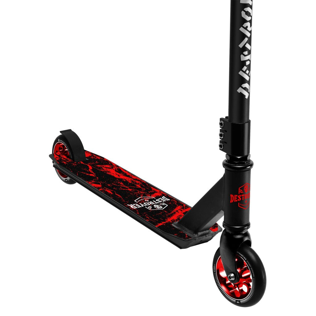 Street Surfing Street Surfing Stunt Scooter Distruggi Fulmine Rosso Nero Rosso