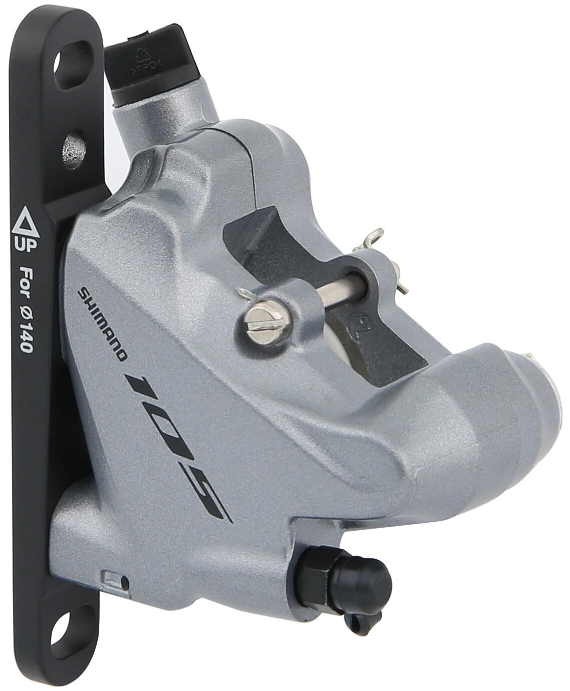 Shimano brake pad holder br-r7070 mod. 19 br.caliper shim. 105 sil.fm fr.resin pad r7071