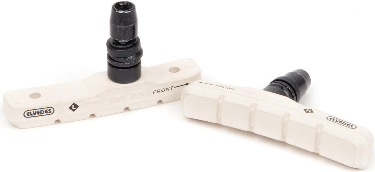 Conjunto de bloque de freno Elvedes V -Brake 72 mm - Blanco (en el mapa)