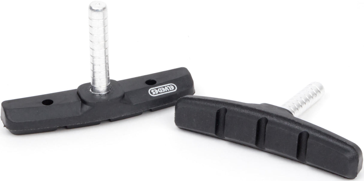 Pastilhas de freio cantilever 70 x 15 mm preto 2 pedaços