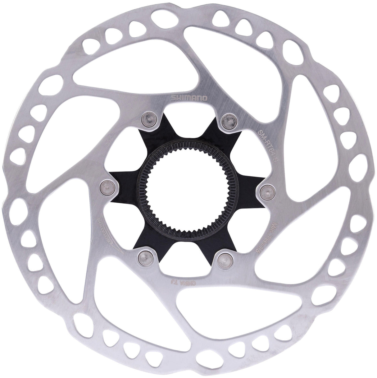 Shimano remschijf deore rt-64mag rotor shim.deore rt-64mag 160mm cl