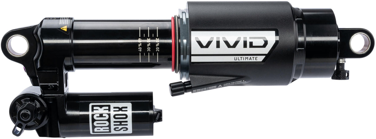 Rockshox shock absorber vivid ultimate rc2t rear shock rs vivid ult. rc2t 230 x 57.5mm