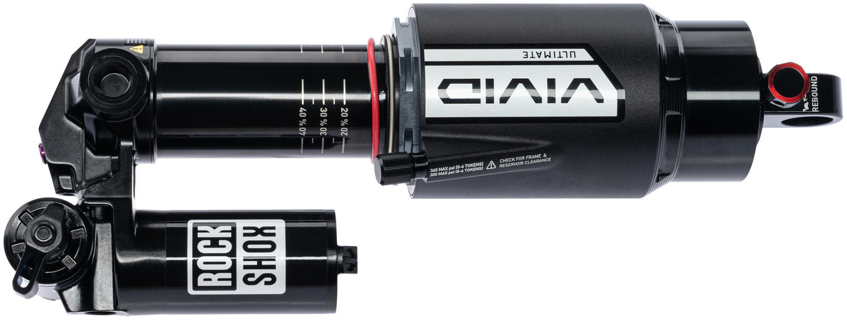 Rockshox shock absorber vivid ultimate rc2t rear shock rs vivid ult. rc2t 205 x 60mm