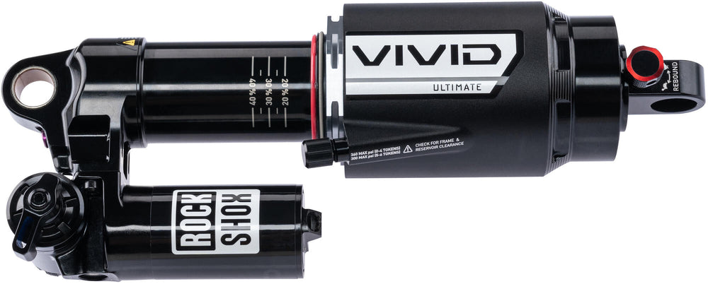 Rockshox shock absorber vivid ultimate rc2t rear shock rs vivid ult. rc2t 210x52.5mm