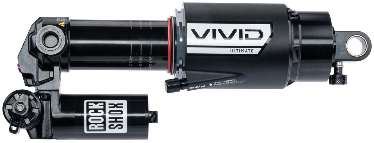 Rockshox shock absorber vivid ultimate rc2t rear shock rs vivid ult. rc2t 205 x 65mm