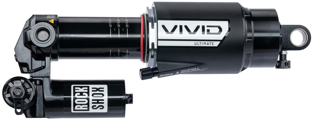 Rockshox shock absorber vivid ultimate rc2t rear shock rs vivid ult. rc2t 205 x 65mm