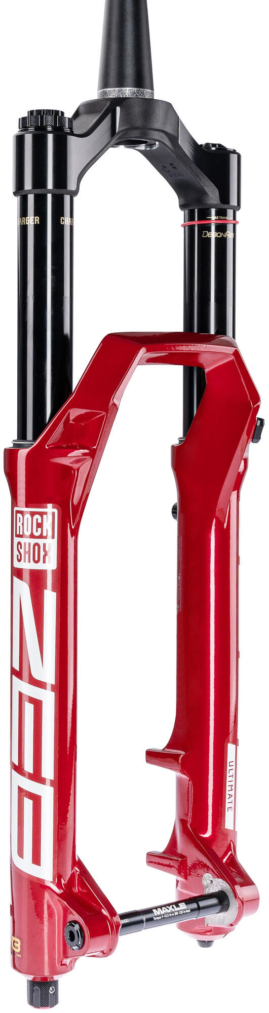 Horquilla de suspensión Rockshox zeb ultimate rc2 27.5 boost susp.fork rs zeb ult. rc2 27.5 impulso 160mm rojo