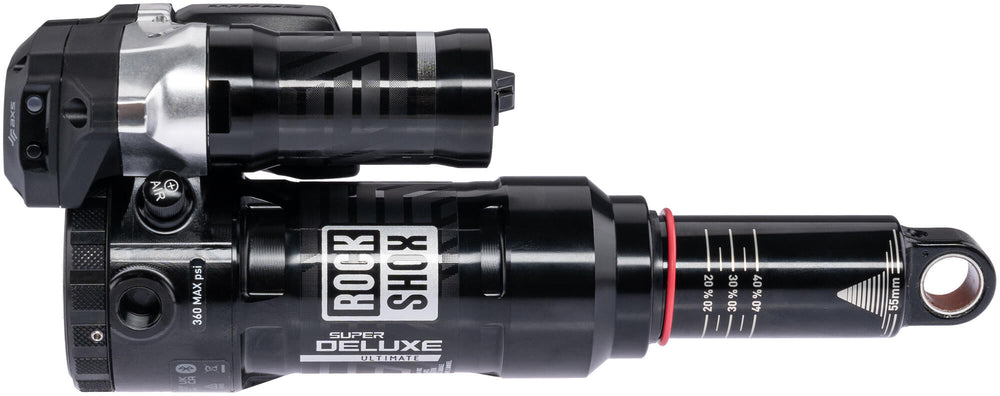 Rockshox shock absorber super deluxe ultimate flight attendant rear shock rs sup.del. ult.fa 185x55mm