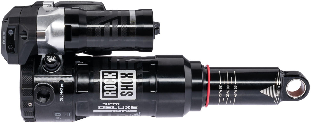 Rockshox shock absorber super deluxe ultimate flight attendant rear shock rs sup.del. ult.fa 185x55mm